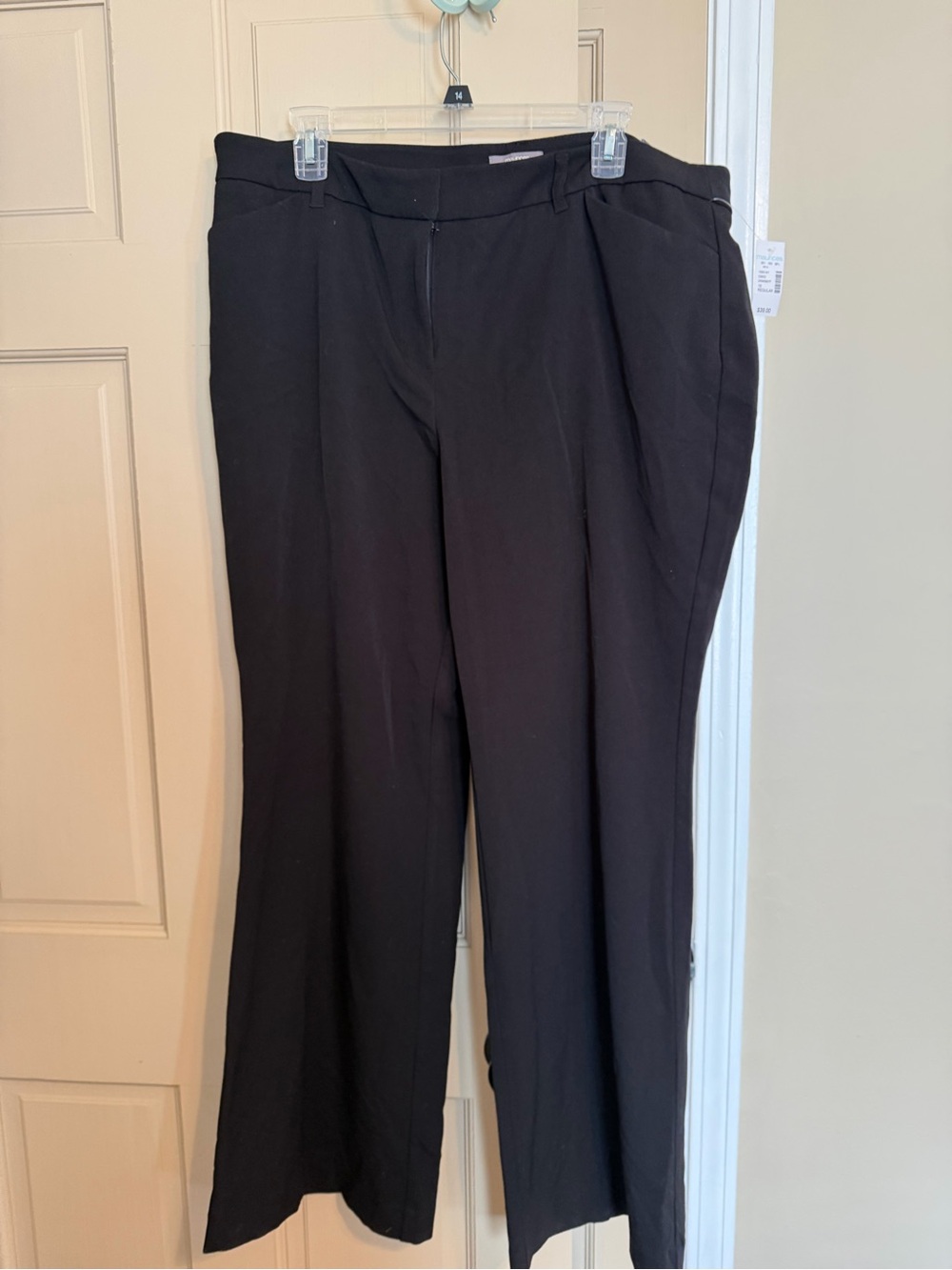 Maurices Black Wide-Leg Dress Trousers